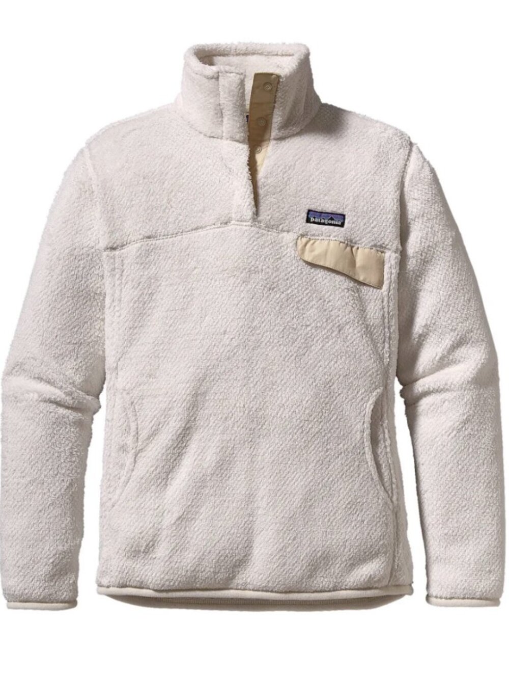 Women's Patagonia Re-Tool snap-T pullover size small white